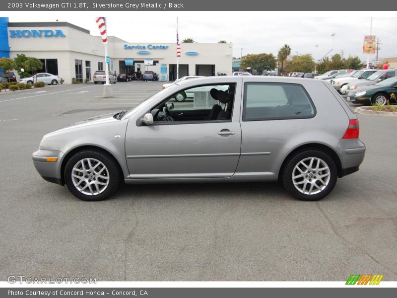 Silverstone Grey Metallic / Black 2003 Volkswagen GTI 1.8T