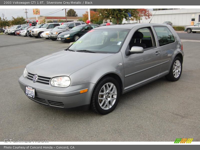 Silverstone Grey Metallic / Black 2003 Volkswagen GTI 1.8T