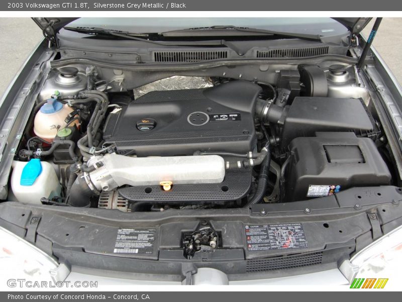 Silverstone Grey Metallic / Black 2003 Volkswagen GTI 1.8T