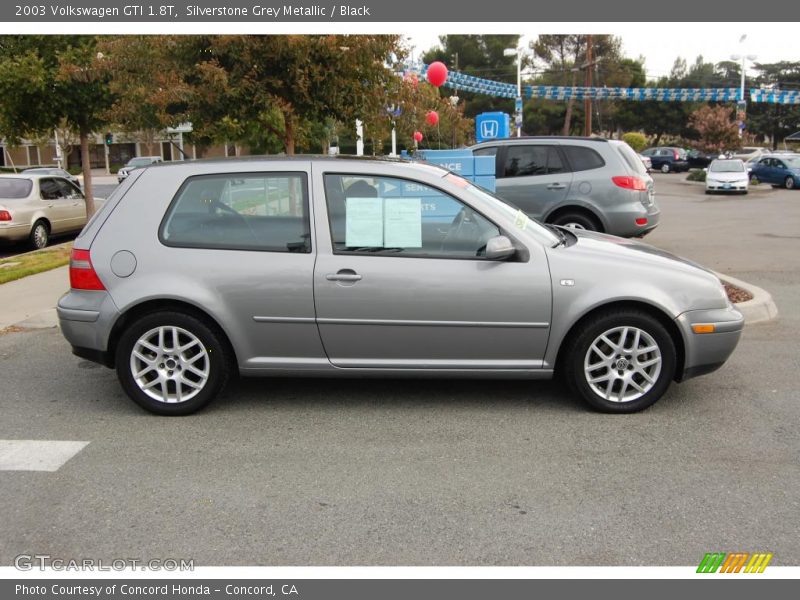 Silverstone Grey Metallic / Black 2003 Volkswagen GTI 1.8T