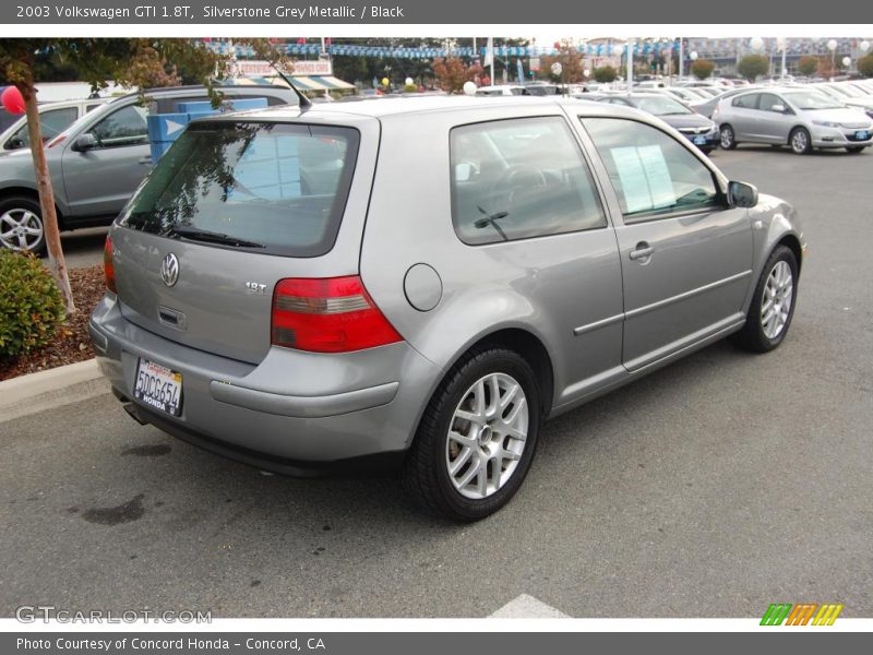 Silverstone Grey Metallic / Black 2003 Volkswagen GTI 1.8T