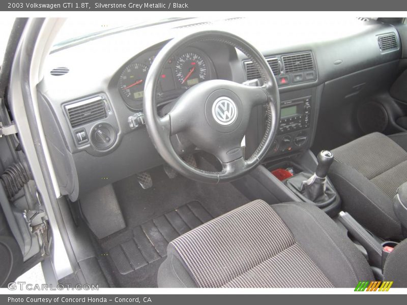 Silverstone Grey Metallic / Black 2003 Volkswagen GTI 1.8T