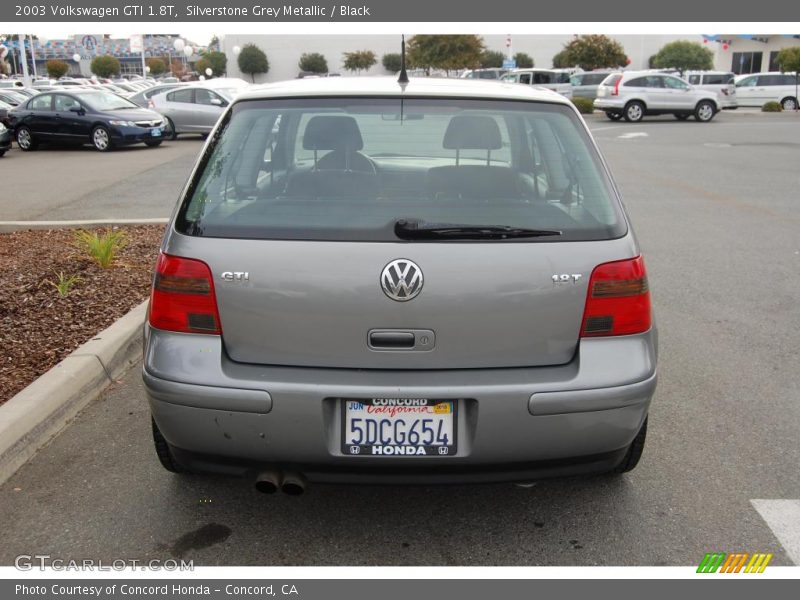 Silverstone Grey Metallic / Black 2003 Volkswagen GTI 1.8T