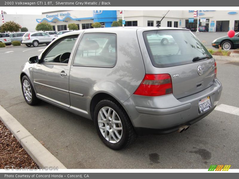 Silverstone Grey Metallic / Black 2003 Volkswagen GTI 1.8T