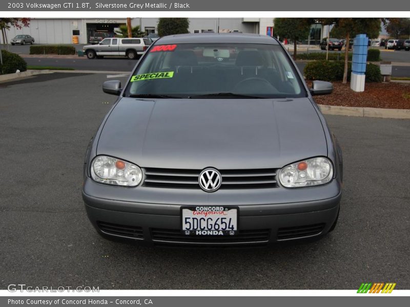 Silverstone Grey Metallic / Black 2003 Volkswagen GTI 1.8T