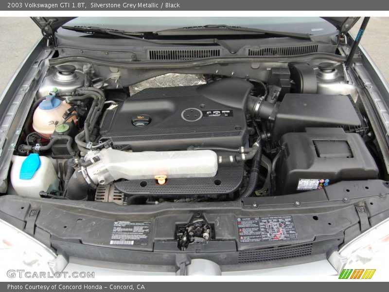 Silverstone Grey Metallic / Black 2003 Volkswagen GTI 1.8T