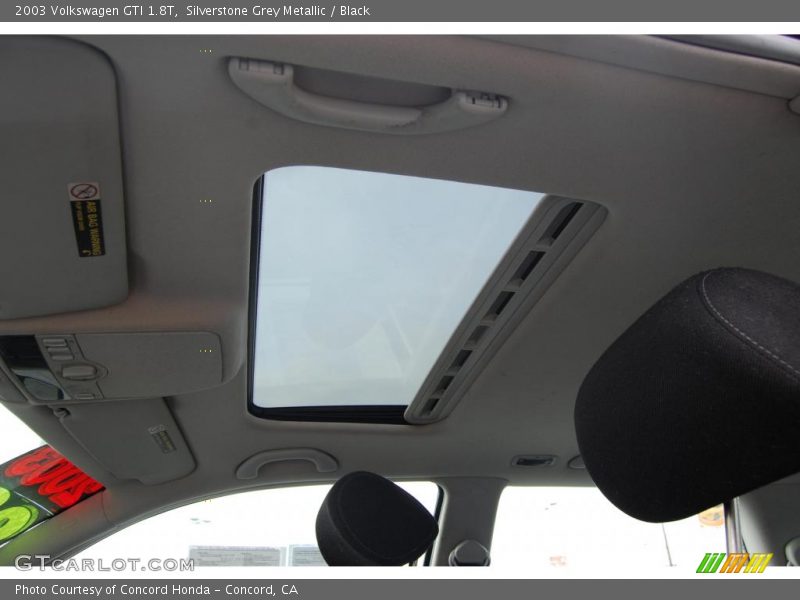 Silverstone Grey Metallic / Black 2003 Volkswagen GTI 1.8T