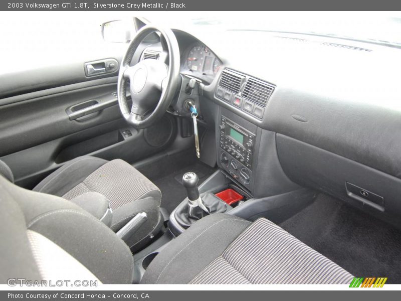 Silverstone Grey Metallic / Black 2003 Volkswagen GTI 1.8T