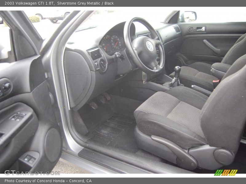 Silverstone Grey Metallic / Black 2003 Volkswagen GTI 1.8T