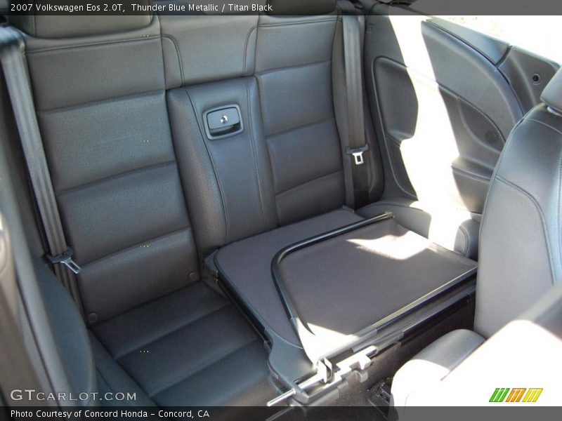 Thunder Blue Metallic / Titan Black 2007 Volkswagen Eos 2.0T
