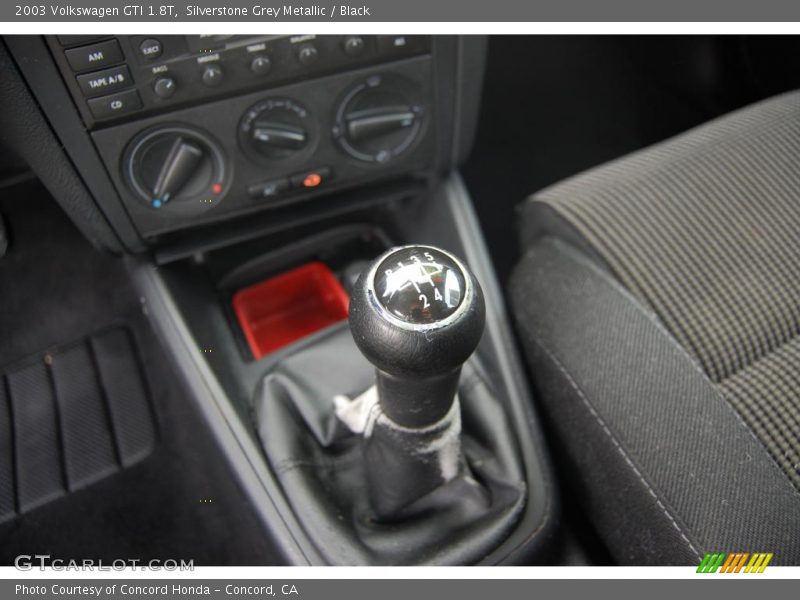 Silverstone Grey Metallic / Black 2003 Volkswagen GTI 1.8T
