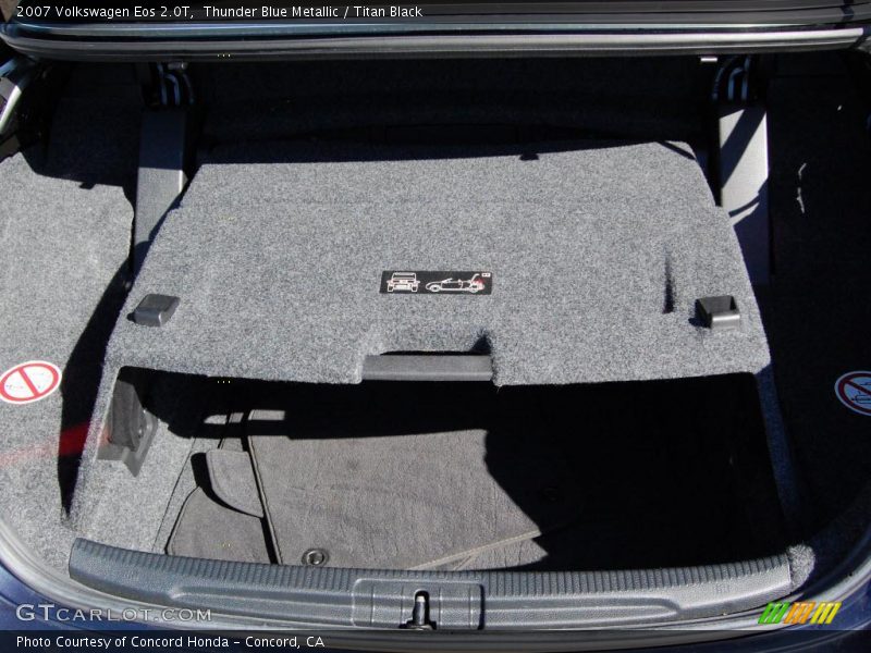 Thunder Blue Metallic / Titan Black 2007 Volkswagen Eos 2.0T