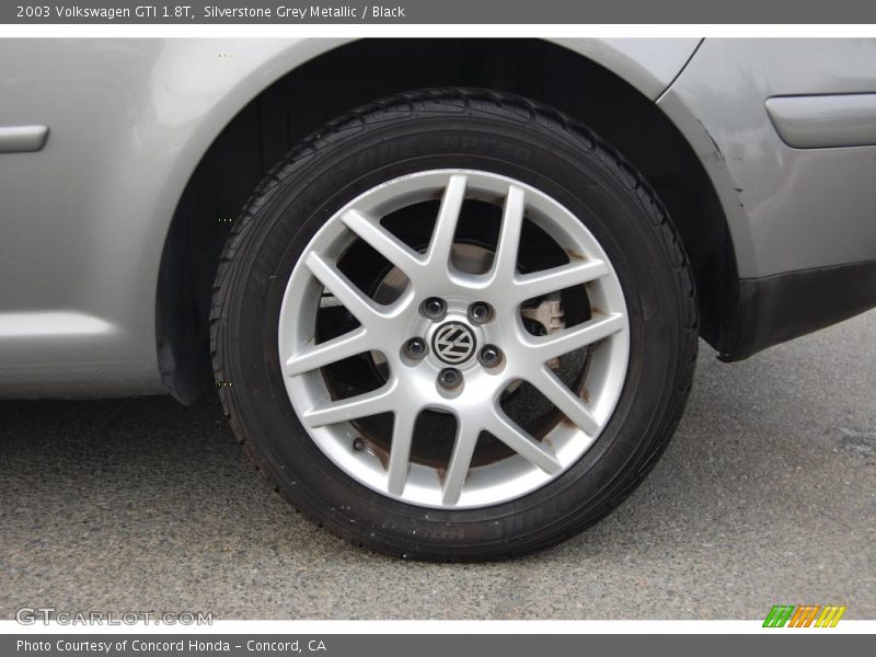 Silverstone Grey Metallic / Black 2003 Volkswagen GTI 1.8T