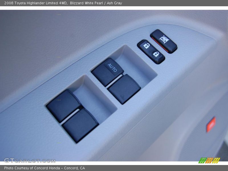 Blizzard White Pearl / Ash Gray 2008 Toyota Highlander Limited 4WD