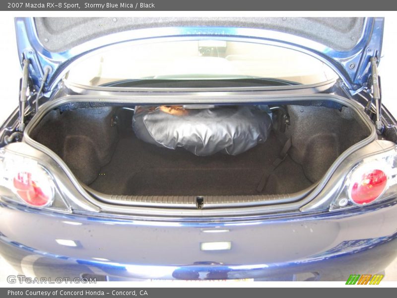 Stormy Blue Mica / Black 2007 Mazda RX-8 Sport