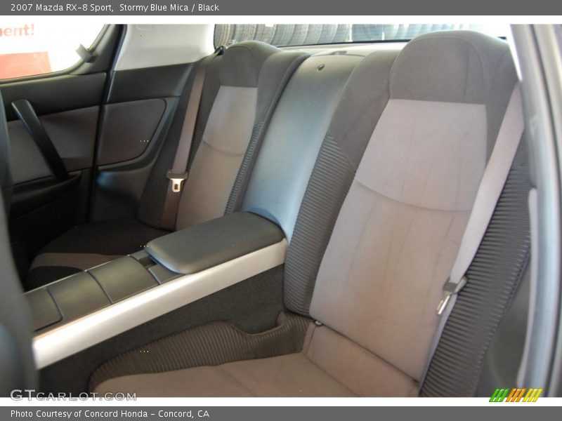 Stormy Blue Mica / Black 2007 Mazda RX-8 Sport