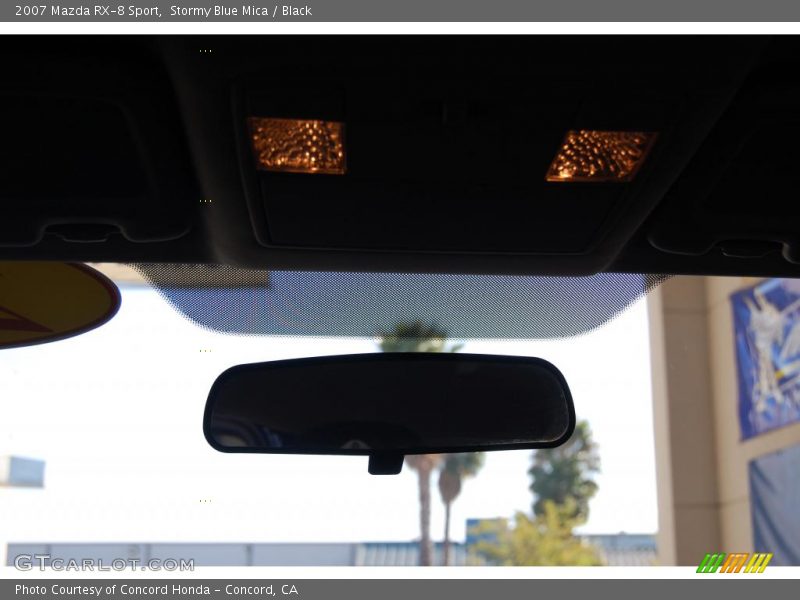 Stormy Blue Mica / Black 2007 Mazda RX-8 Sport