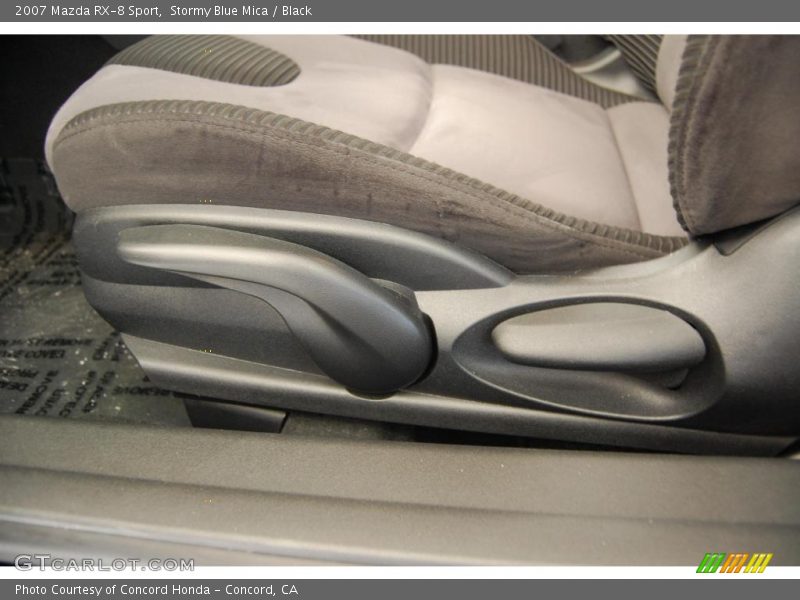Stormy Blue Mica / Black 2007 Mazda RX-8 Sport