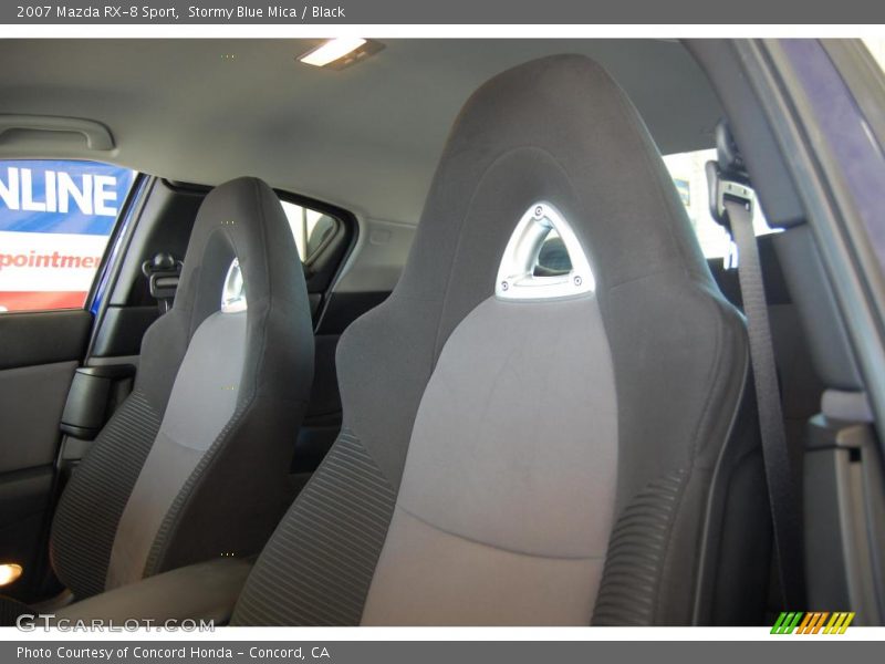 Stormy Blue Mica / Black 2007 Mazda RX-8 Sport