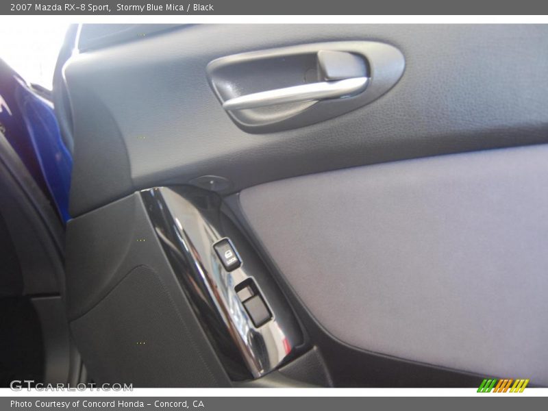Stormy Blue Mica / Black 2007 Mazda RX-8 Sport