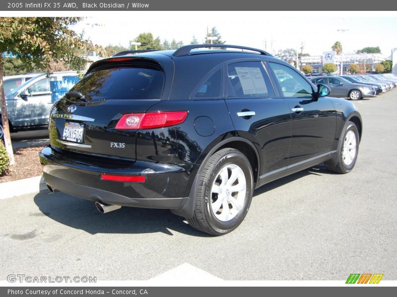 Black Obsidian / Willow 2005 Infiniti FX 35 AWD