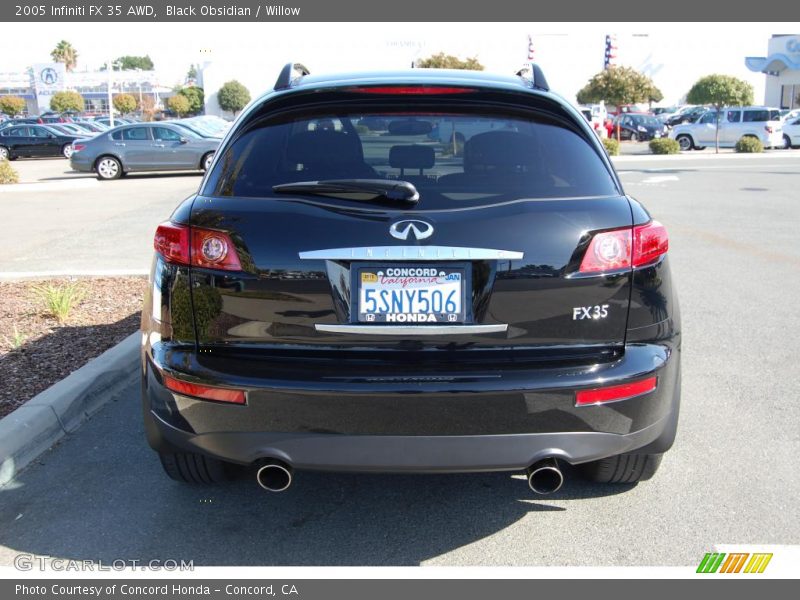 Black Obsidian / Willow 2005 Infiniti FX 35 AWD