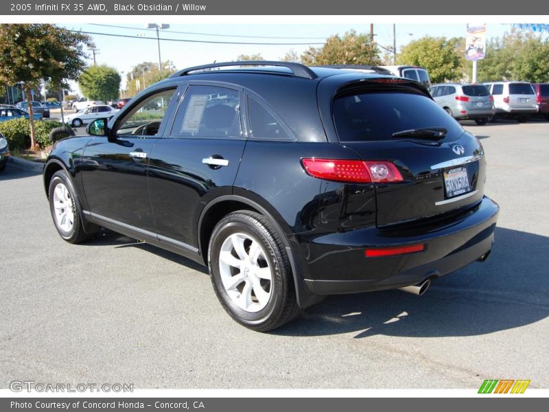 Black Obsidian / Willow 2005 Infiniti FX 35 AWD