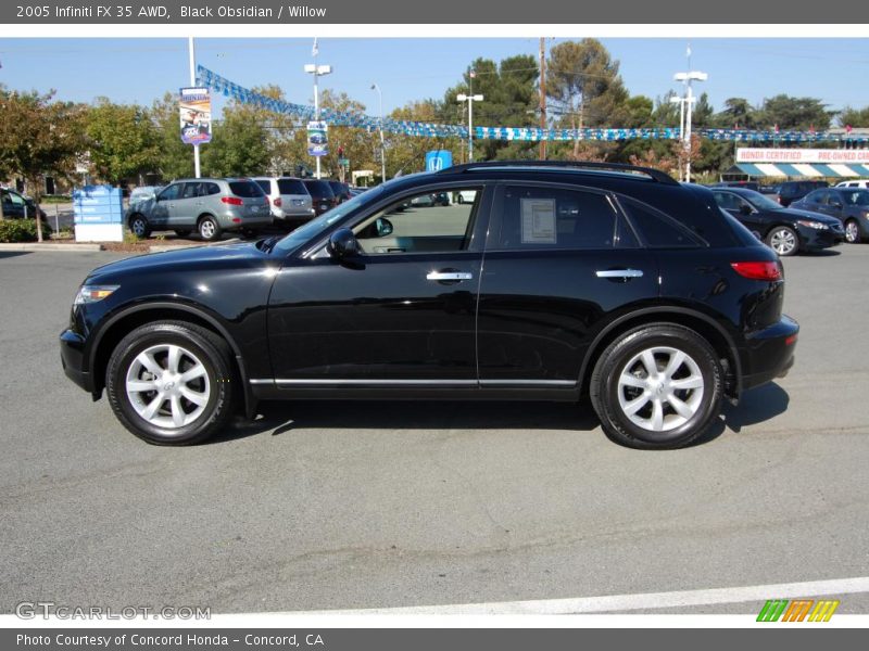 Black Obsidian / Willow 2005 Infiniti FX 35 AWD