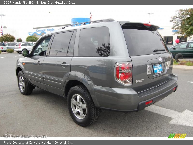 Nimbus Gray Metallic / Gray 2007 Honda Pilot EX