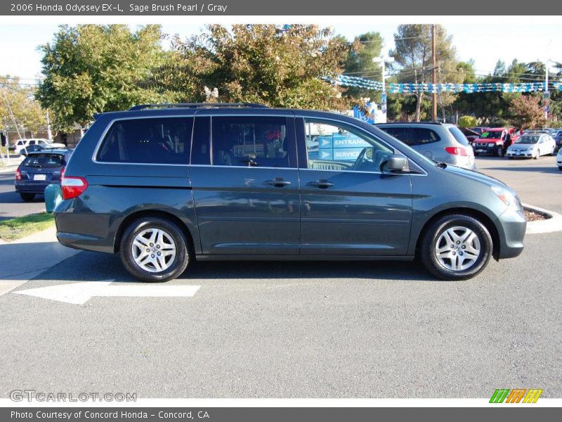 Sage Brush Pearl / Gray 2006 Honda Odyssey EX-L