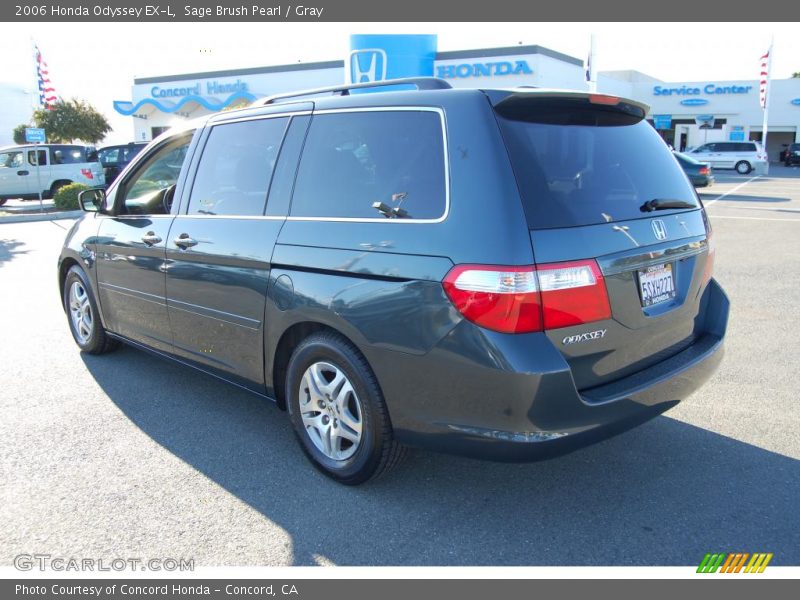 Sage Brush Pearl / Gray 2006 Honda Odyssey EX-L