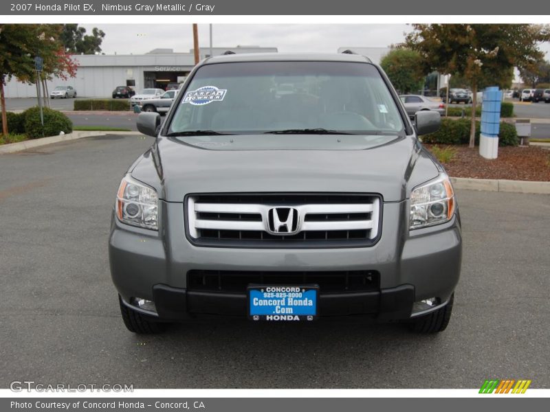 Nimbus Gray Metallic / Gray 2007 Honda Pilot EX