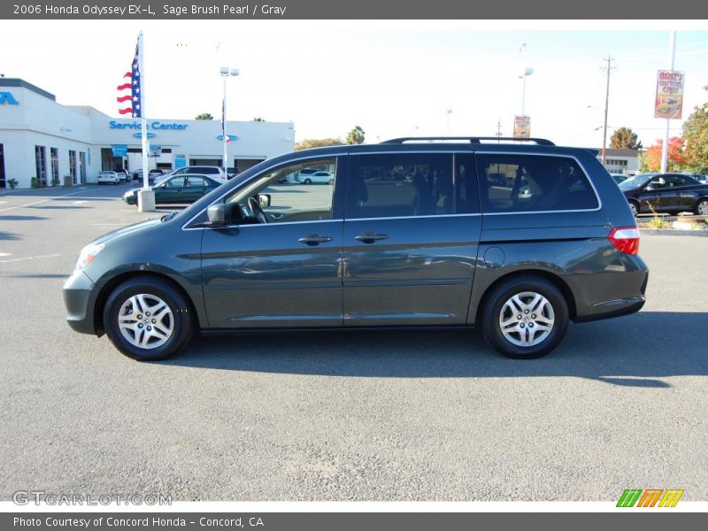 Sage Brush Pearl / Gray 2006 Honda Odyssey EX-L