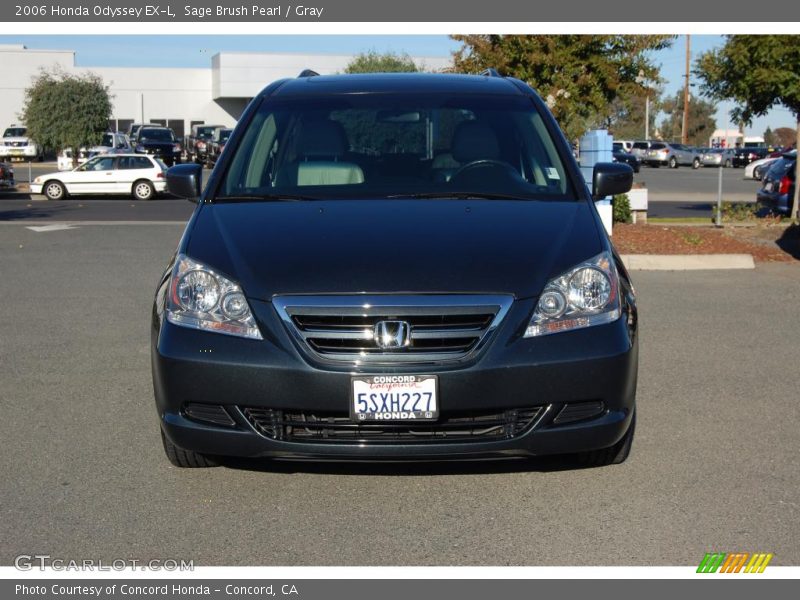 Sage Brush Pearl / Gray 2006 Honda Odyssey EX-L