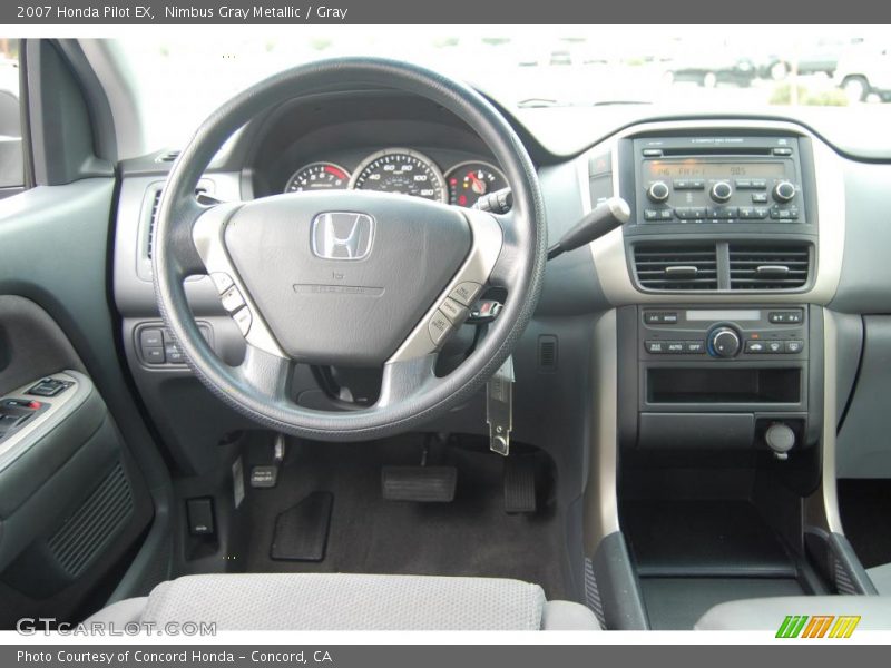 Nimbus Gray Metallic / Gray 2007 Honda Pilot EX
