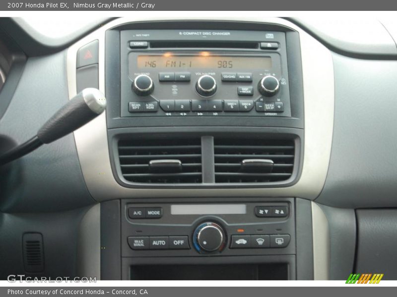 Nimbus Gray Metallic / Gray 2007 Honda Pilot EX