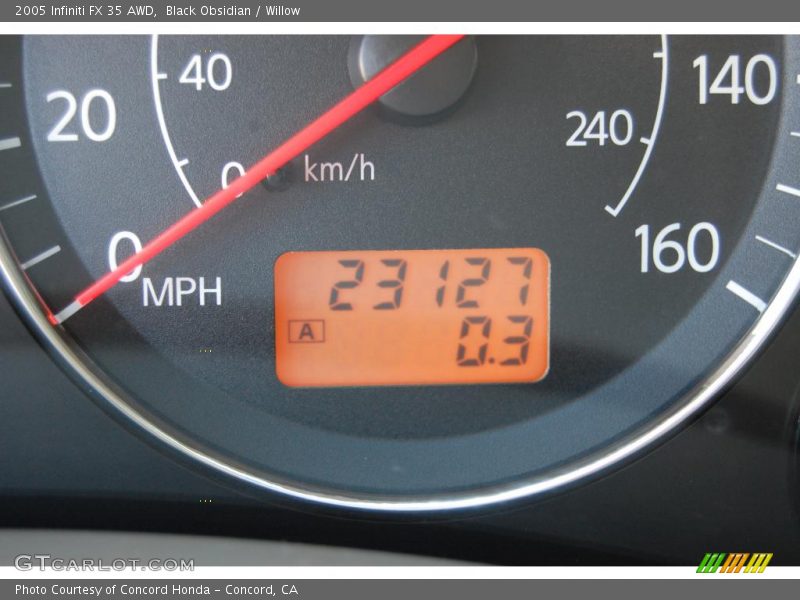 Black Obsidian / Willow 2005 Infiniti FX 35 AWD