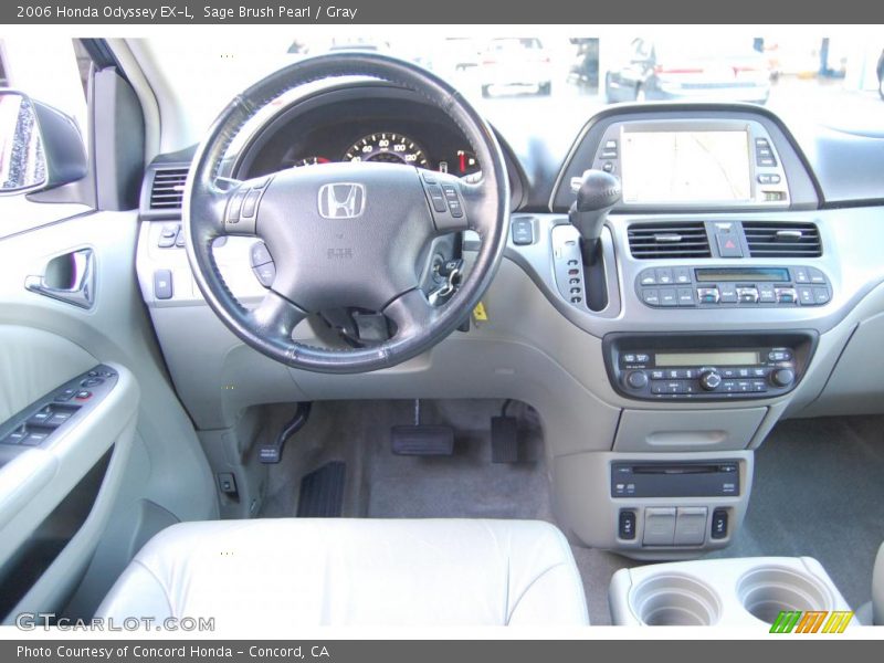 Sage Brush Pearl / Gray 2006 Honda Odyssey EX-L