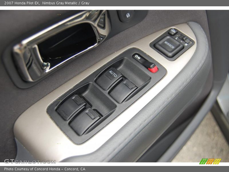 Nimbus Gray Metallic / Gray 2007 Honda Pilot EX