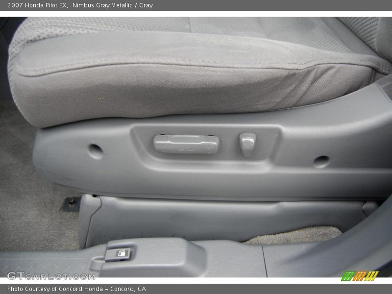 Nimbus Gray Metallic / Gray 2007 Honda Pilot EX