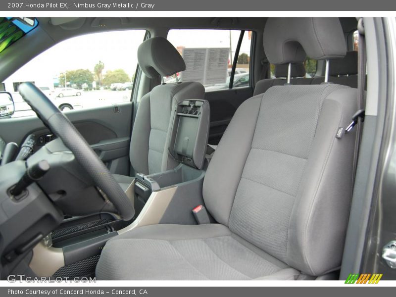 Nimbus Gray Metallic / Gray 2007 Honda Pilot EX