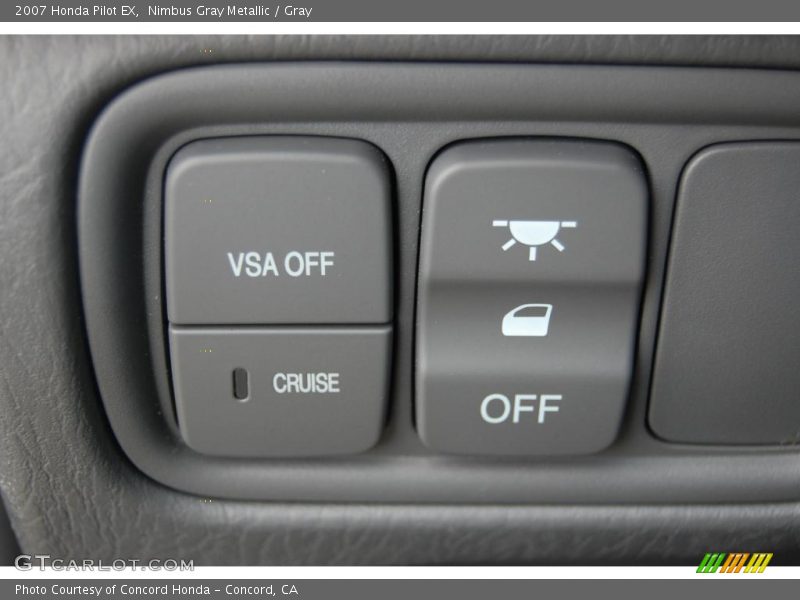 Nimbus Gray Metallic / Gray 2007 Honda Pilot EX