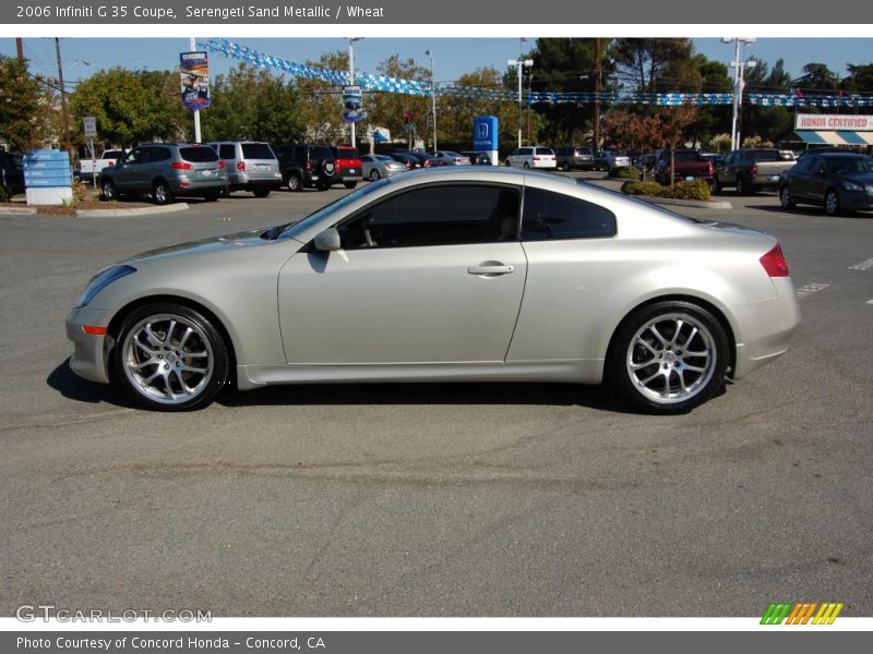 Serengeti Sand Metallic / Wheat 2006 Infiniti G 35 Coupe