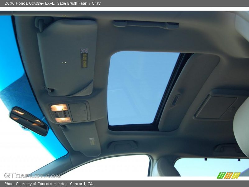 Sage Brush Pearl / Gray 2006 Honda Odyssey EX-L