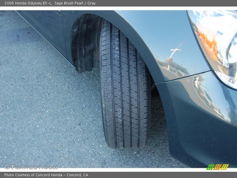Sage Brush Pearl / Gray 2006 Honda Odyssey EX-L