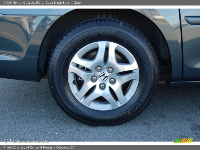Sage Brush Pearl / Gray 2006 Honda Odyssey EX-L