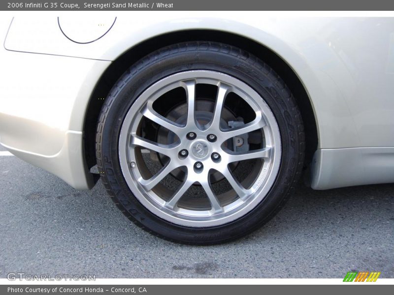 Serengeti Sand Metallic / Wheat 2006 Infiniti G 35 Coupe