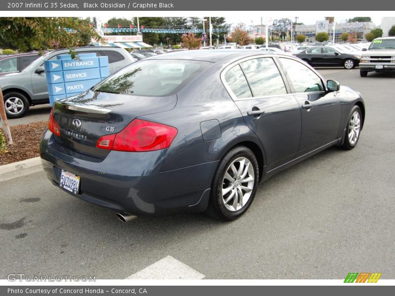 Black Obsidian / Graphite Black 2007 Infiniti G 35 Sedan