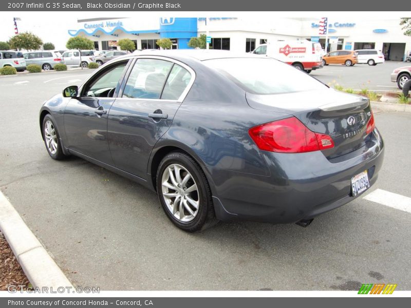Black Obsidian / Graphite Black 2007 Infiniti G 35 Sedan