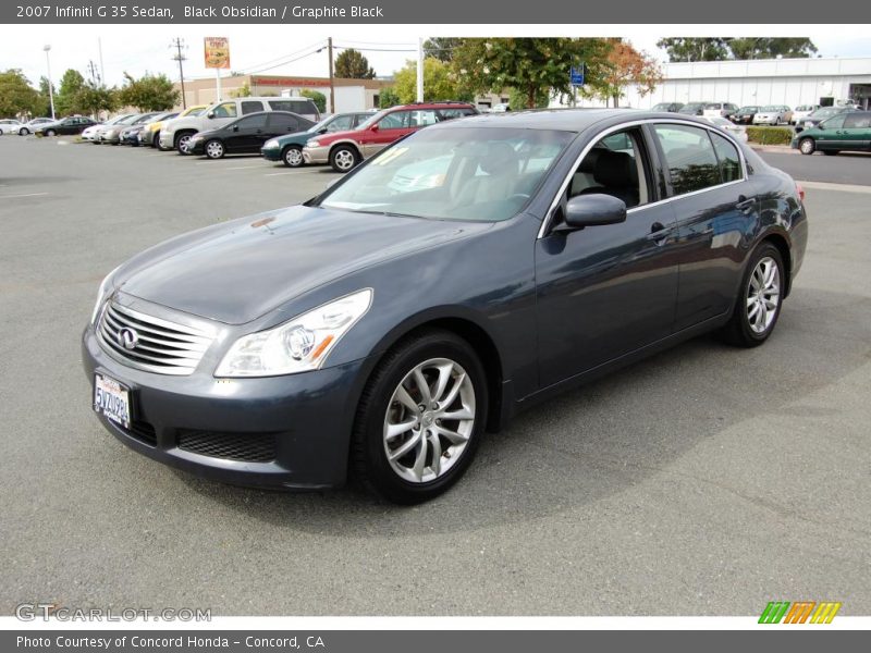 Black Obsidian / Graphite Black 2007 Infiniti G 35 Sedan